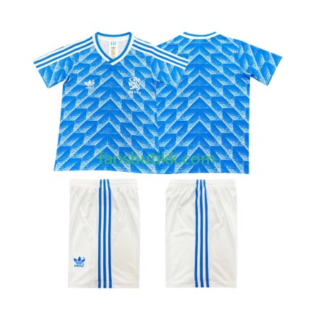 Fotballdrakt Nederland Barn Retro Bortetrøye 1988 Kortermet